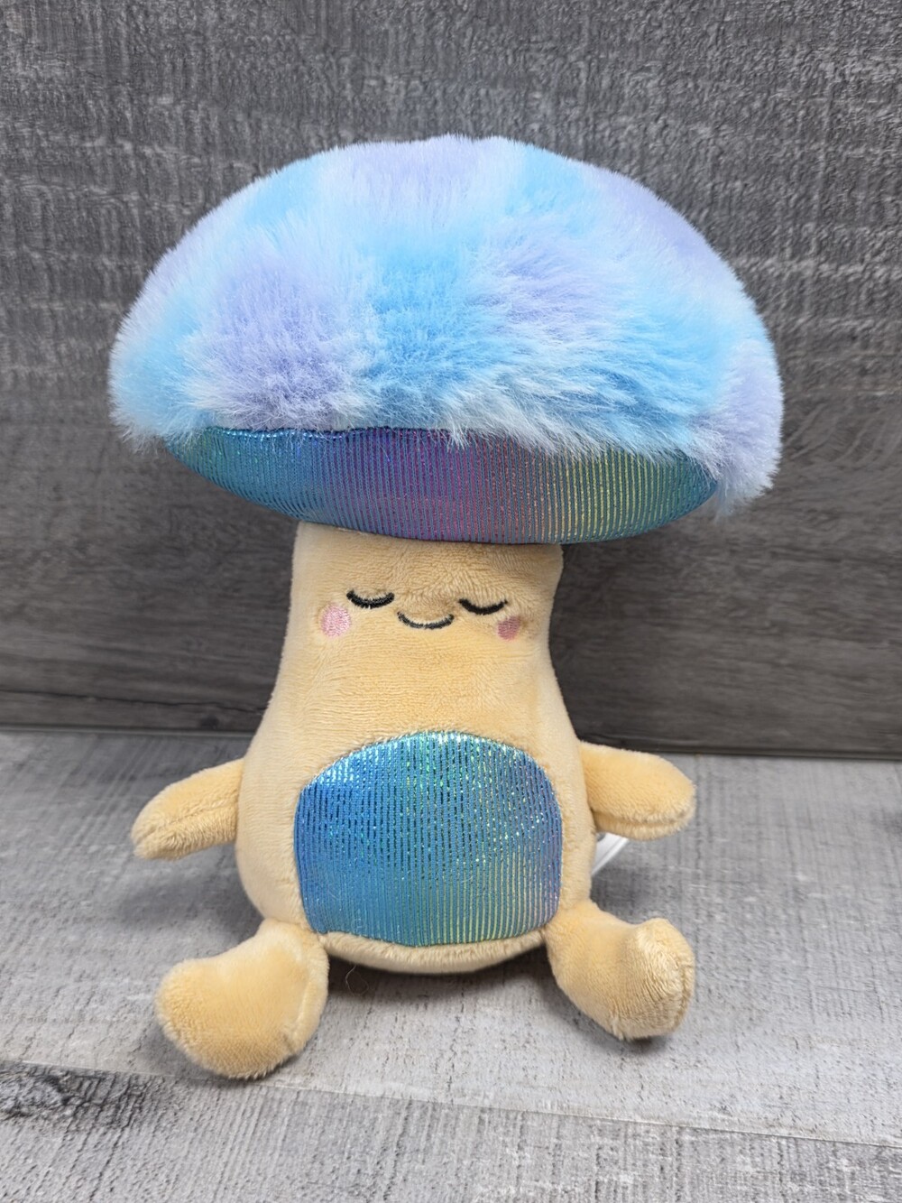 Living on The Veg ZEEK 2 Mushroom Plush Russ KellyToy Blue Sparkly g33